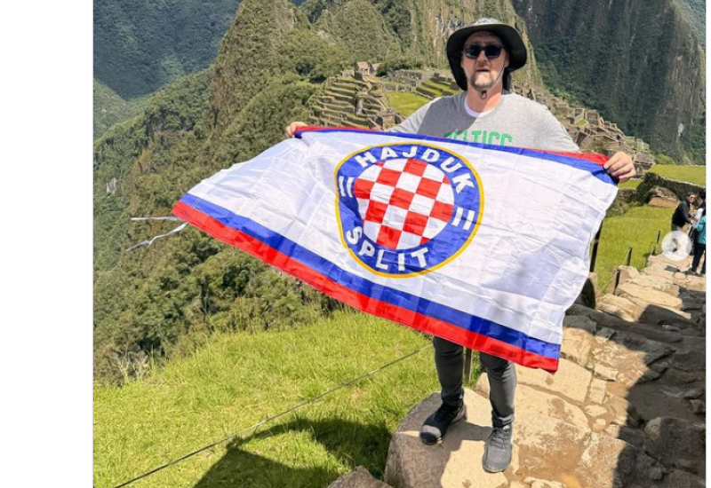 Na Machu Picchu osvanula Hajdukova zastava, raširio ju je legendarni Splićanin